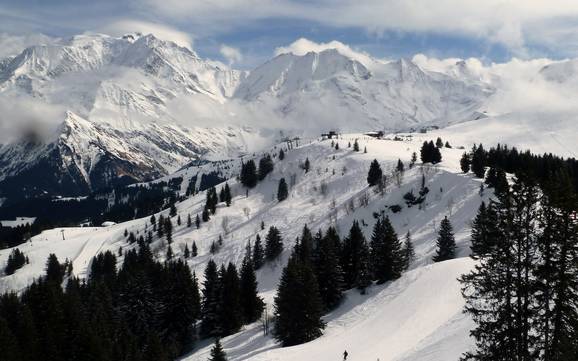 Skier près de Megève