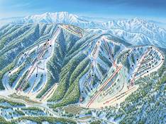 Plan des pistes Mountain High West