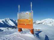 Signalisation dans le domaine skiable