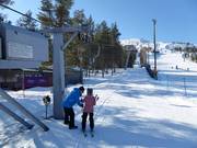 Au téléski, la perche est remise