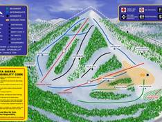 Plan des pistes Alta Sierra – Shirley Meadows