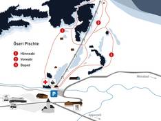 Plan des pistes Brülisau-Leugangen