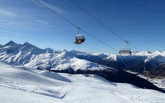 Meilleur domaine skiable dans la Landwassertal (vallée du Lannwasser) – Évaluation Jakobshorn (Davos Klosters)