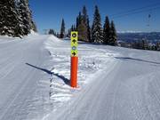 Signalisation dans le domaine skiable