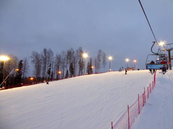 Piste facile au télésiège