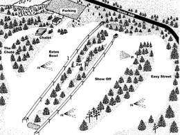 Plan des pistes Big Creek Ski Area