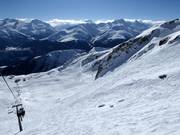 Pente freeride au télésiège Lai Alv