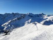 Vue depuis le Fellhorn vers la Kanzelwand