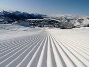 Piste fraîchement préparée à Hovden