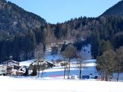 Vue sur la piste de ski de Bad Häring