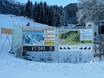 Garmisch-Partenkirchen: indications de directions sur les domaines skiables – Indications de directions Kolbensattel – Oberammergau