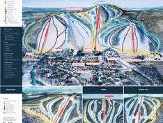 Plan des pistes Crystal Mountain (MI)