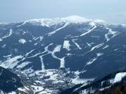 Vue sur les pistes entre Kaiserburg et Maibrunn