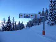 Signalisation des pistes au Hauser Kaibling