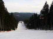 Itinéraire de ski sous la télécabine combinée
