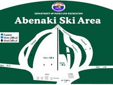 Plan des pistes Abenaki
