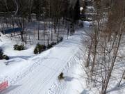 Piste de ski de fond au domaine skiable Tremblant