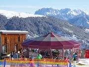 Bar Schirm Gadein à la station supérieure de la télécabine