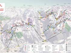 Plan des pistes Lifinar – Partenen