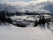 Vue sur les hébergements