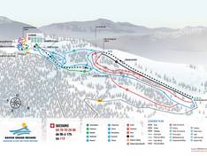 Plan des pistes Le Revard