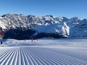 Très bonne préparation des pistes à Bormio