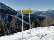 Signalisation dans le domaine skiable