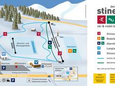 Plan des pistes Stinesser Lifte – Fischen i. Allgäu