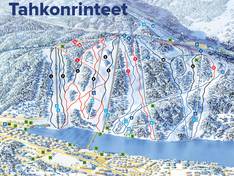 Plan des pistes Tahko