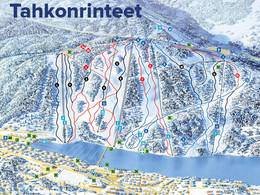 Plan des pistes Tahko