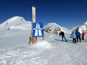 Départ de la piste Lattenabfahrt