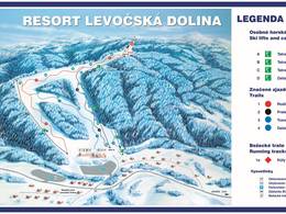 Plan des pistes Levoča
