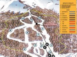 Plan des pistes Chiomonte Frais