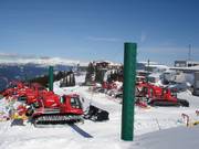 Station de service pour dameuses au Whistler Mountain
