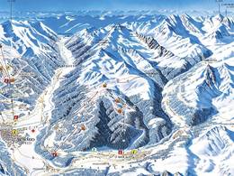 Plan des pistes Cima Piazzi/San Colombano – Isolaccia/Oga