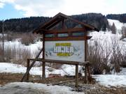 Signalisation au domaine skiable Hajla