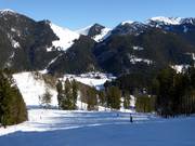 Vue depuis le Stümpfling sur le Spitzingsee et le Taubenstein