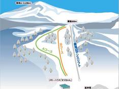 Plan des pistes Chokai Okojoland