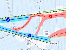 Plan des pistes Alšovka – Měděnec