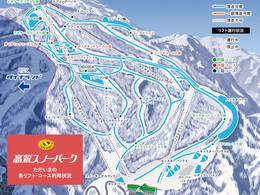 Plan des pistes Takasu Snow Park
