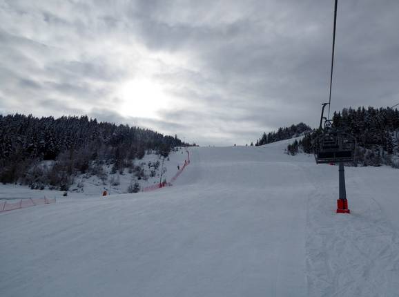 Piste de difficulté moyenne au Katzenkopf