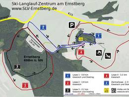 Plan des pistes Ernstberg – Waldkönigen (Daun)