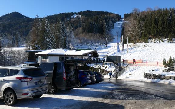 Alpsee-Grünten: Accès aux domaines skiables et parkings – Accès, parking Ofterschwang/Gunzesried – Ofterschwanger Horn