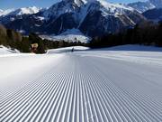 Piste parfaitement préparée à Schöneben