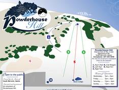 Plan des pistes Powderhouse Hill – South Berwick