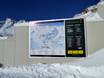 5 Glaciers du Tyrol: indications de directions sur les domaines skiables – Indications de directions Pitztaler Gletscher (Glacier de Pitztal)
