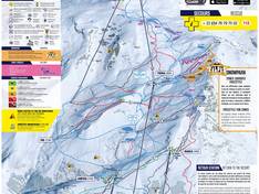 Plan des pistes Les 2 Alpes