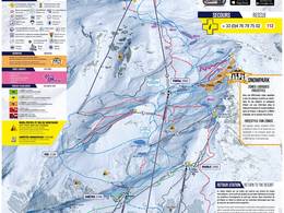 Plan des pistes Les 2 Alpes