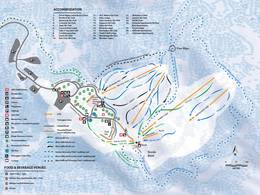 Plan des pistes Mount Baw Baw