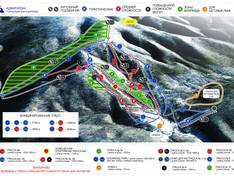 Plan des pistes Adzhigardak